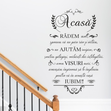 Sticker De Perete Acasa Radem Mult - Img 2