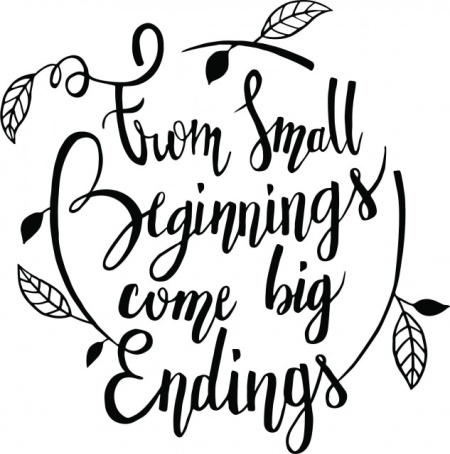 Sticker De Perete From Small Beginnings - Img 3