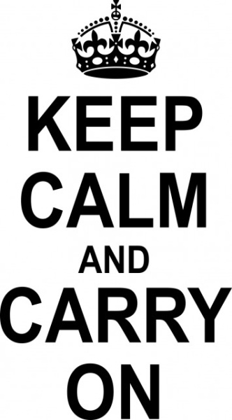 Sticker De Perete Keep Calm And Carry On - Img 2