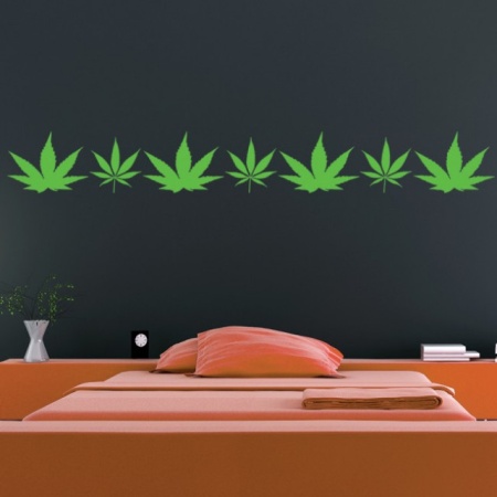 Sticker De Perete Weed Cannabis - Img 2