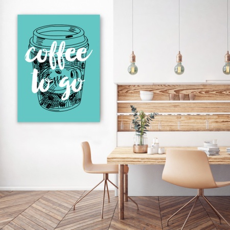 Tablou Bucatarie - Coffee To Go Retro - Img 3
