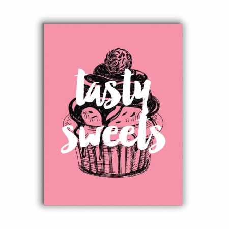 Tablou Bucatarie - Tasty Sweets Retro - Img 2