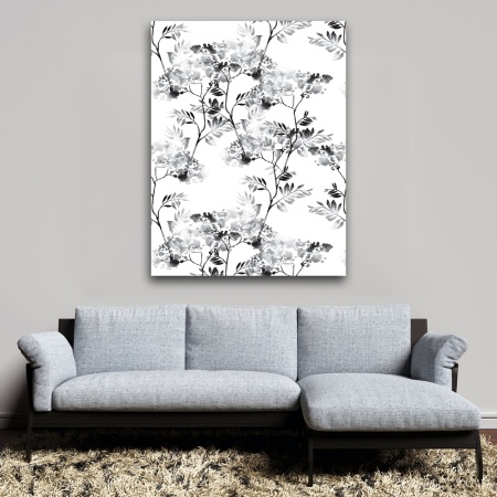 Tablou canvas - Flori pictate stilizate (Floral 140) - Img 5