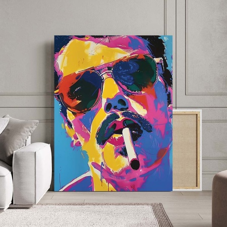 Tablou Canvas - Freddie Mercury Urban Art