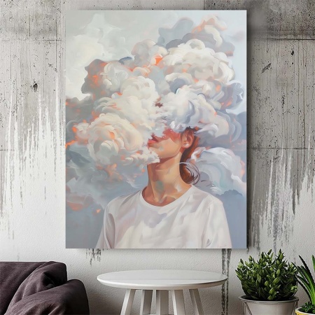 Tablou Canvas - Head in the Clouds - Img 3