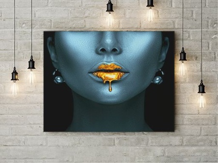 Tablou Canvas Liquid Gold - Img 3
