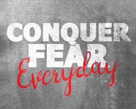 Tablou Canvas Motivational - Conquer Fear - Img 4