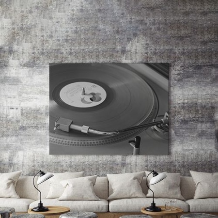 Tablou Canvas Muzica De Pe Vinil - Img 4