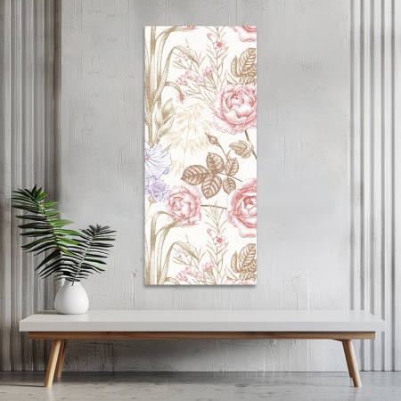 Tablou canvas - Textured Vintage Roses (Floral 111) - Img 3