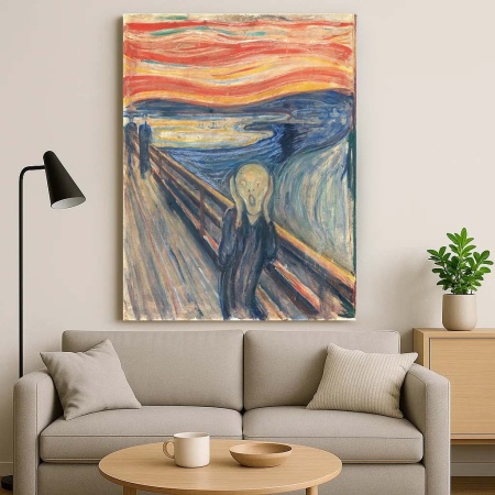 Tablou Canvas "The scream" - Țipătul - Img 2