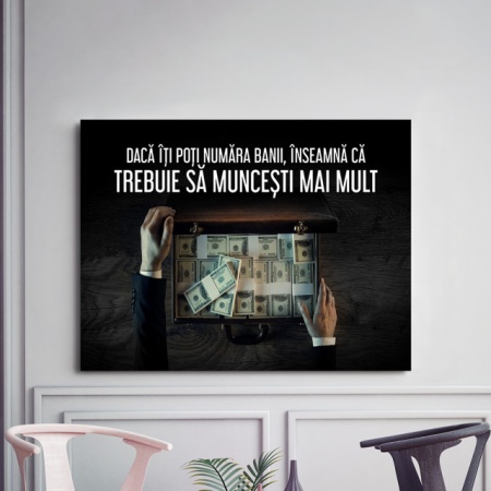 Tablou Motivational - Daca Iti Poti Numara Banii - Img 3