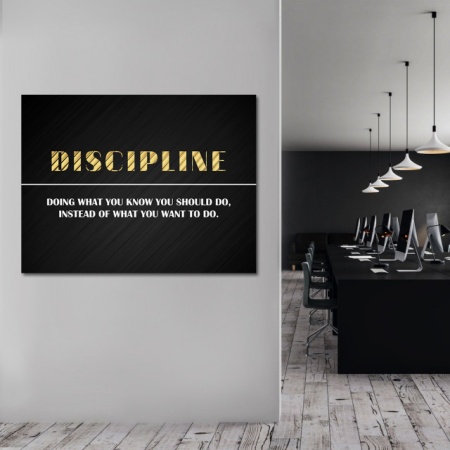 Tablou Motivational - Discipline - Img 4