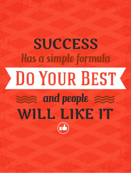 Tablou Motivational - Do Your Best And People Will Like It - Img 3