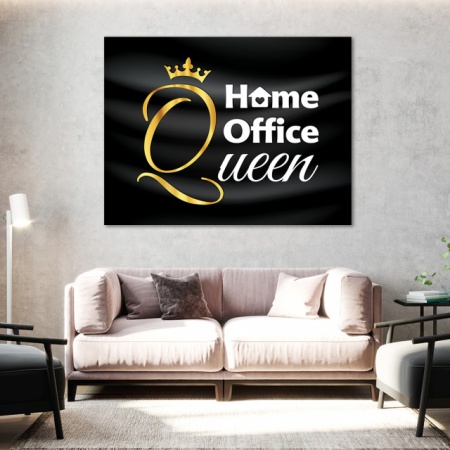 Tablou Motivational - Home office queen - Img 4