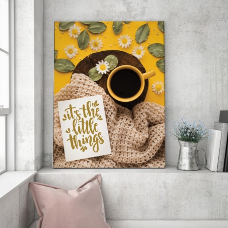 Tablou Motivational - It's The Little Things - Img 3