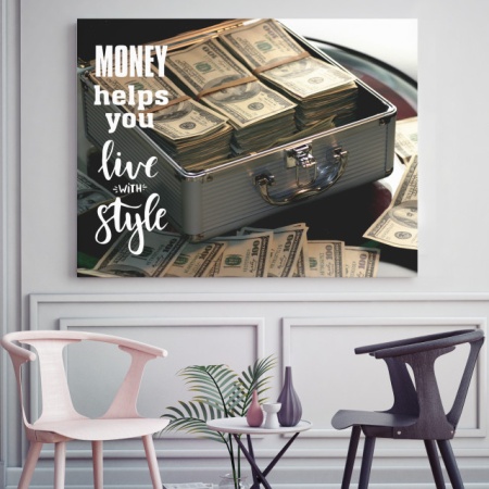 Tablou Motivational - Live With Style - Img 2