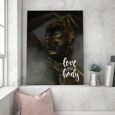 Tablou Motivational - Love Your Body - Img 3