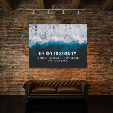 Tablou Motivational - The Key To Serenity - Img 3