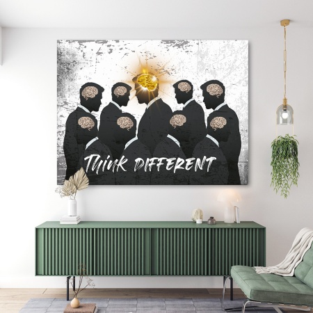 Tablou Motivational - Think different (suits) - Img 3