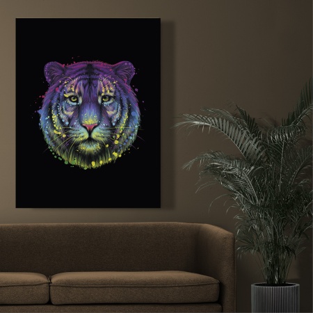 Tablou Rainbow Tiger - Img 2