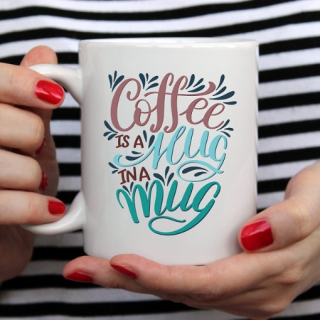 Cana cu Mesaj Coffee Is A Hug In A Mug - Img 2