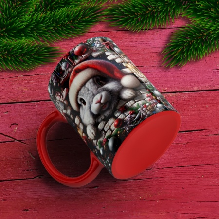 Cana De Craciun - Christmas Bunny with Hat - Img 3