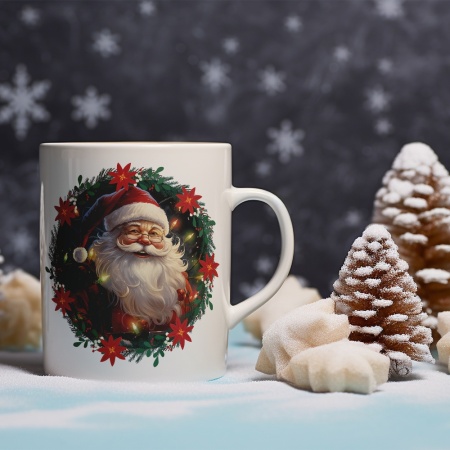 Cana De Craciun - Santa with Glasses (mesaj personalizat) - Img 2