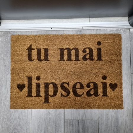 Covor de intrare personalizat - 60x40cm - tu mai lipseai - Img 5