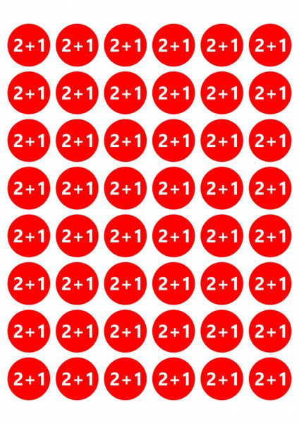 Etichete personalizate cu 2+1, 100 buc, PVC, rezistente la apa - Img 3