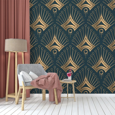Fototapet - Golden art deco 3 (FTD1000305) - Img 3