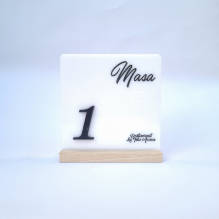 Meniu digital cu numar de masa volumetric - Img 2