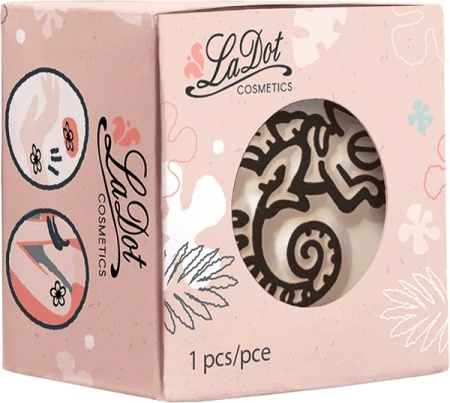 Ștampilă ceramică tatuaje temporare LaDot Cosmetics, S – Cameleon - Img 3