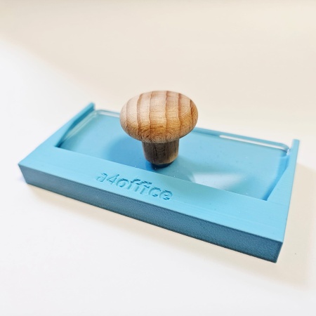 Ștampilă manuală interschimbabilă – un singur suport, multiple amprente 10x5cm (1 amprenta + 1 tusiera) - Img 3