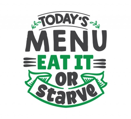 Sticker Bucatarie - Eat or starve - Img 2