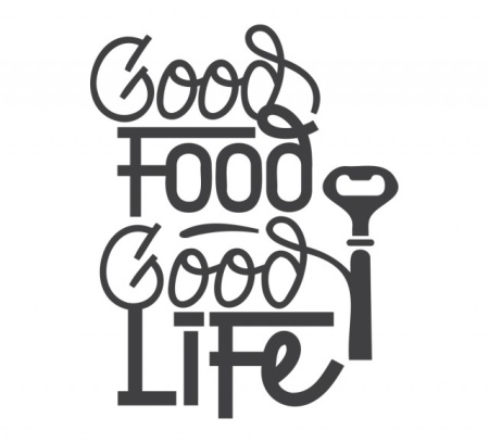 Sticker Bucatarie - Good food, good life (bottle opener) - Img 3