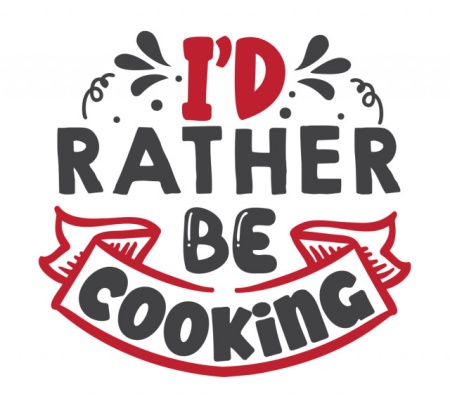 Sticker Bucatarie - I'd rather be cooking - Img 2
