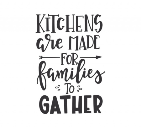 Sticker Bucatarie - Kitchens are for families - Img 2