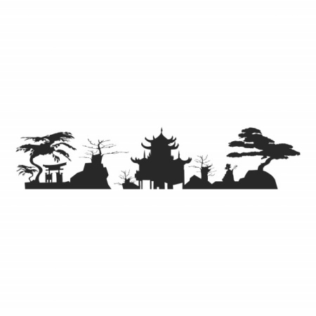 Sticker de Peret Japanese Skyline - Img 2