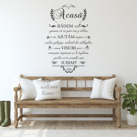 Sticker De Perete Acasa Radem Mult - Img 3