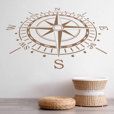 Sticker De Perete Compass Navigation - Img 2