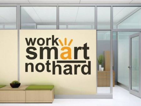 Sticker De Perete Work Smart - Img 5