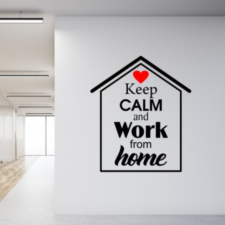 Sticker Keep Calm And Work From Home - Img 4