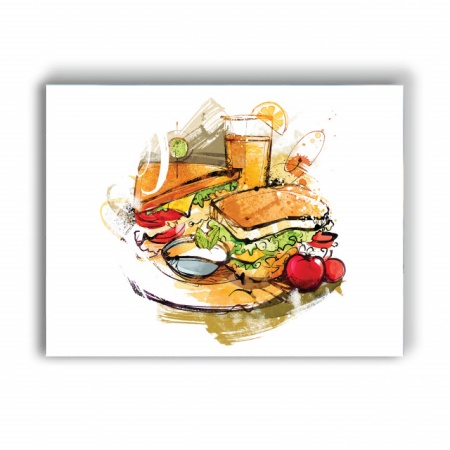 Tablou Bucatarie - Colorful Breakfast - Img 2