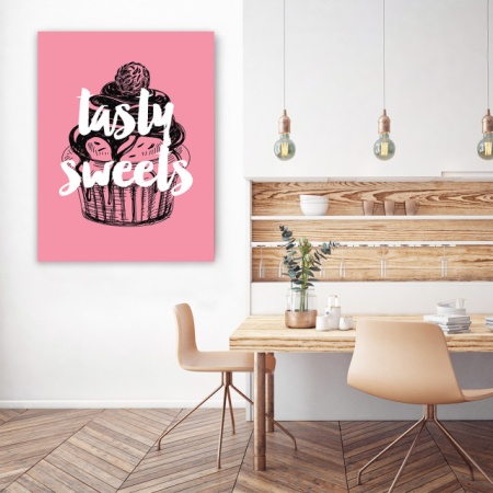 Tablou Bucatarie - Tasty Sweets Retro - Img 3