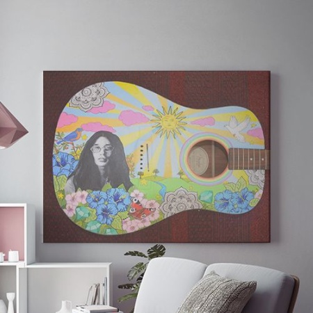 Tablou Canvas Artistic Guitar - Img 2