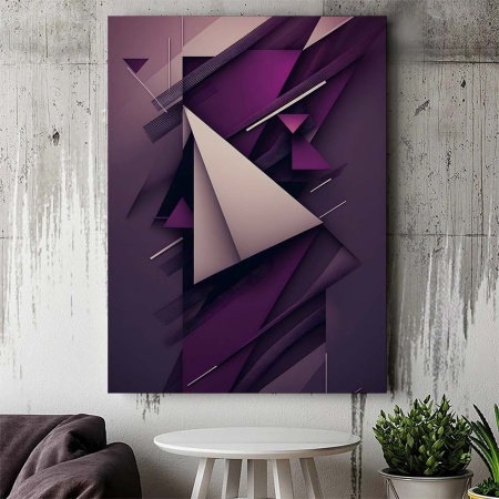 Tablou Canvas Modern Abstract - 3D Abstract paper plane - Img 2