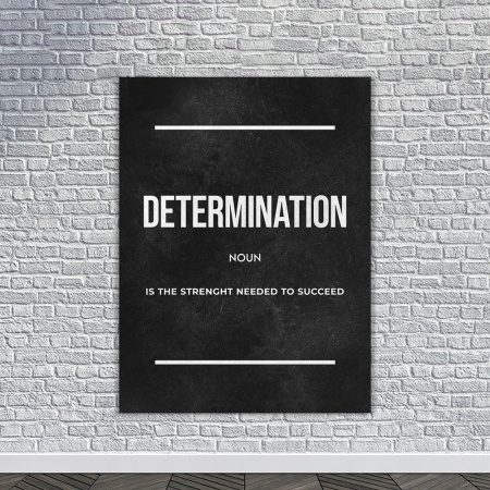 Tablou Canvas Motivational - Determination (definition) - Img 4