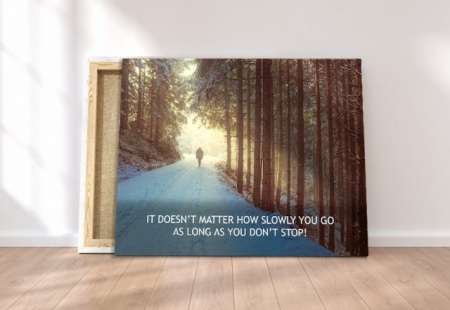 Tablou Canvas Motivational - Just Walk! - Img 5