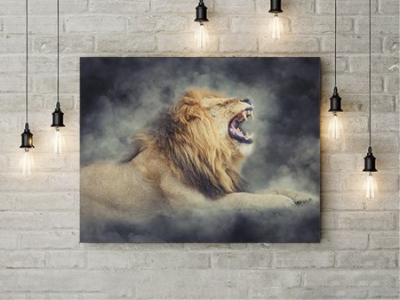 Tablou Canvas Raging Lion - Img 2