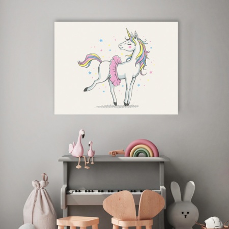 Tablou Copii - Unicorn Ballerina - Img 2